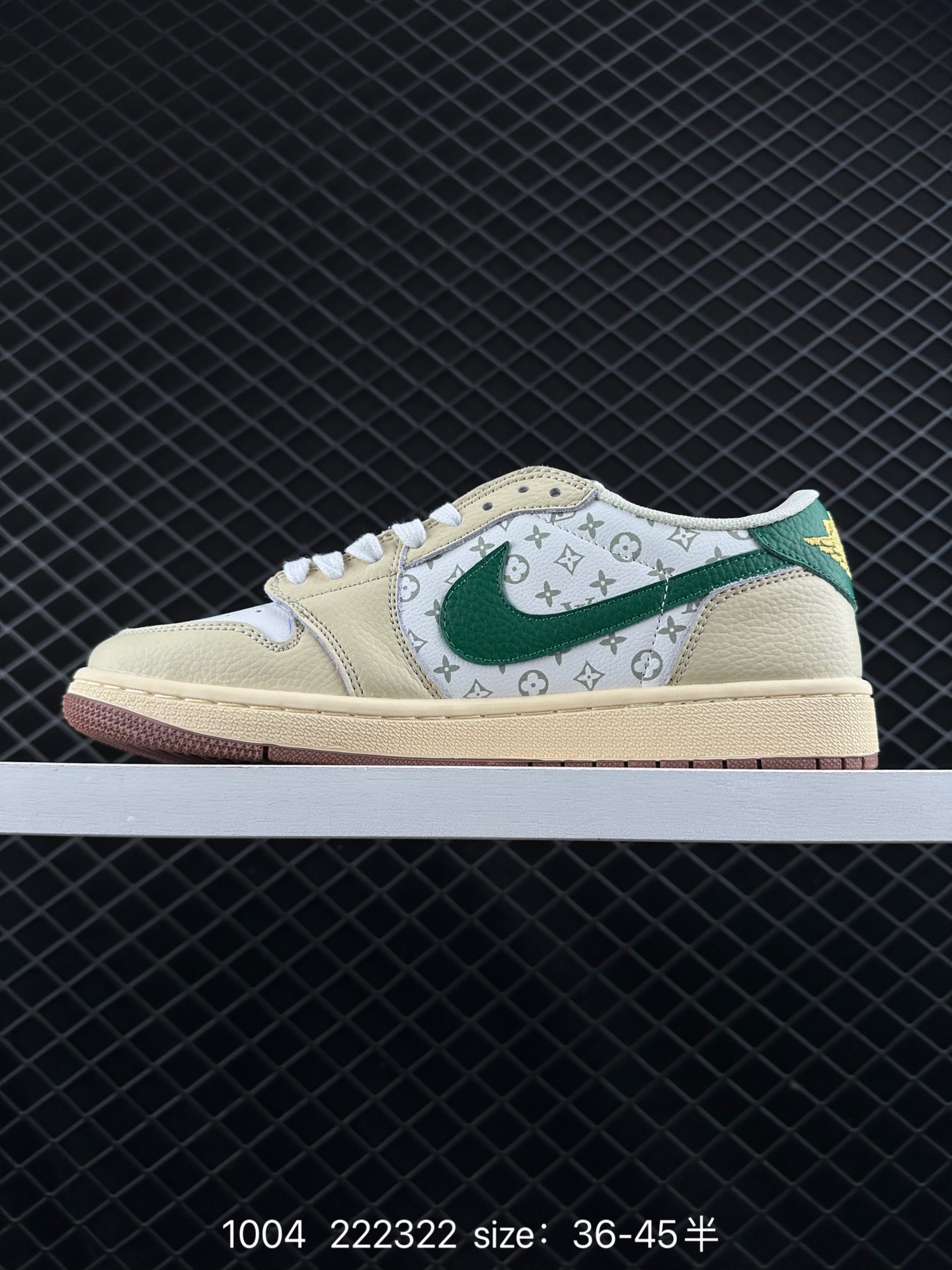 fragment design x Travis Scott x Nike Air Jordan 1 Low OG SP”Black/Green Toe“